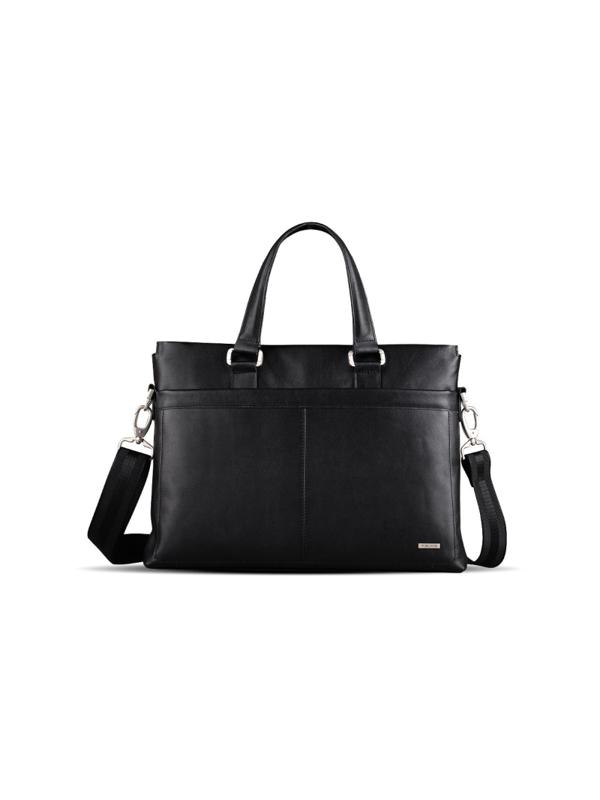 Сумка деловая RONALD BLACK кожа черный, 43426