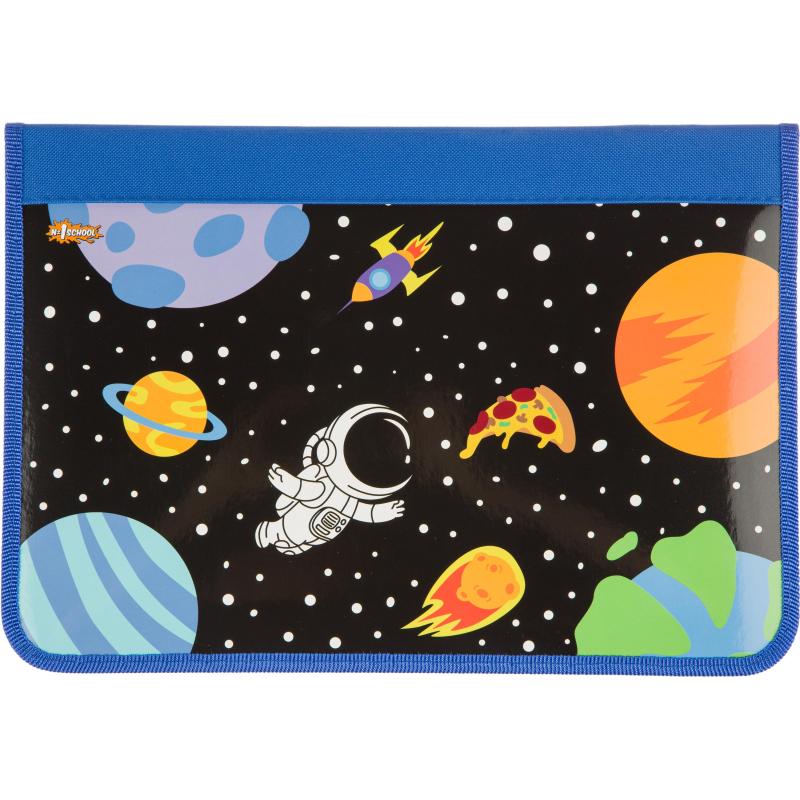 Папка для труда №1School Space time, А4,рез., ткань/ламин 340х235х30,ПТ-Р4