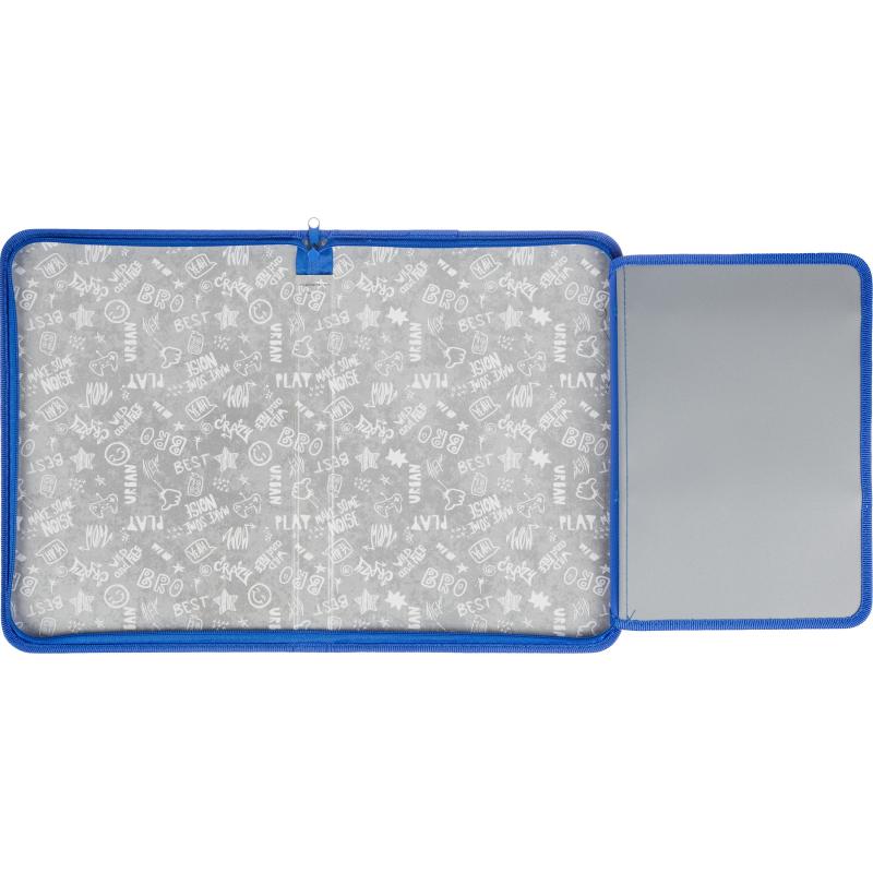 Папка для труда №1School Space time, А4,рез., ткань/ламин 340х235х30,ПТ-Р4