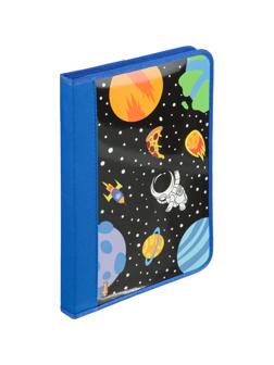 Папка для труда №1School Space time, А4,рез., ткань/ламин 340х235х30,ПТ-Р4