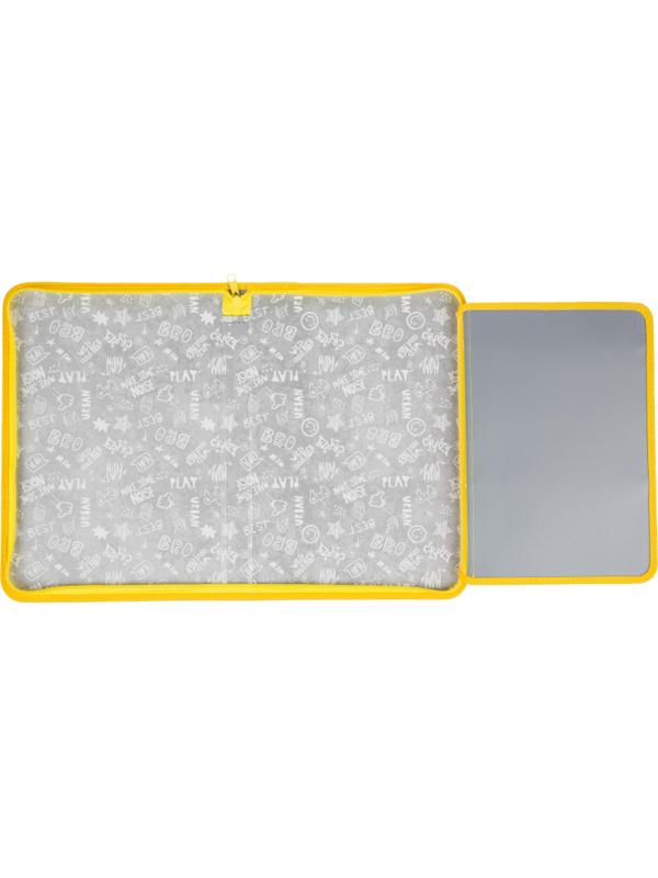 Папка для труда №1School Шустрики, А4,резинки,ткань/ламин.,340х235х30,ПТ-Р4