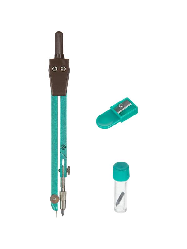 Готовальня Attache BF-A6 3пр/наб,циркуль 129мм,мятный,пласт.пенал,европодв