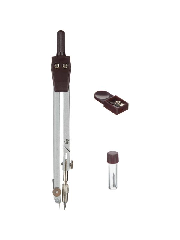 Готовальня Attache BF-A6 3пр/наб,циркуль 129мм,серебр,пласт.пенал,европодв