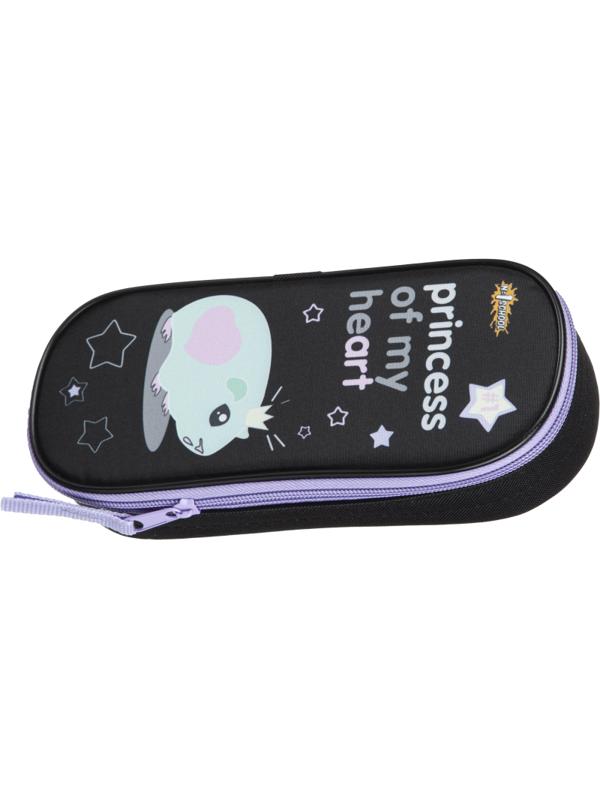 Пенал №1School Princess, ткань, 220х90х50 мм, ПМК 37-20