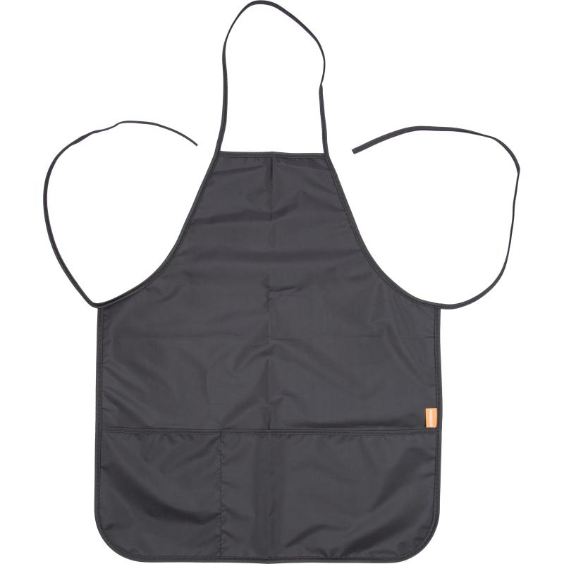 Фартук для труда №1School 535x445 мм  2 кармана, нарукавники, Черный ФН 45