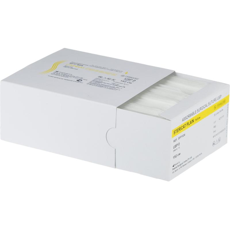 Шовный материал Стерикат простой стерильный длина нити 152 см 0 (4) SFP604