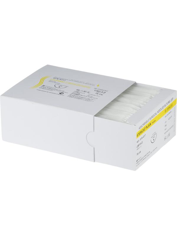 Шовный материал Стерикат прост 76см 1/2 круг.кол. 25мм4-0(2)36шт/уп SFN4317