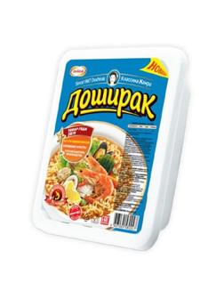 Лапша Доширак со вк. морепродуктов с перцем (конт.) , 90гх24шт/уп