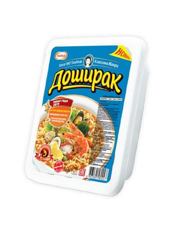 Лапша Доширак со вк. морепродуктов с перцем (конт.) , 90гх24шт/уп