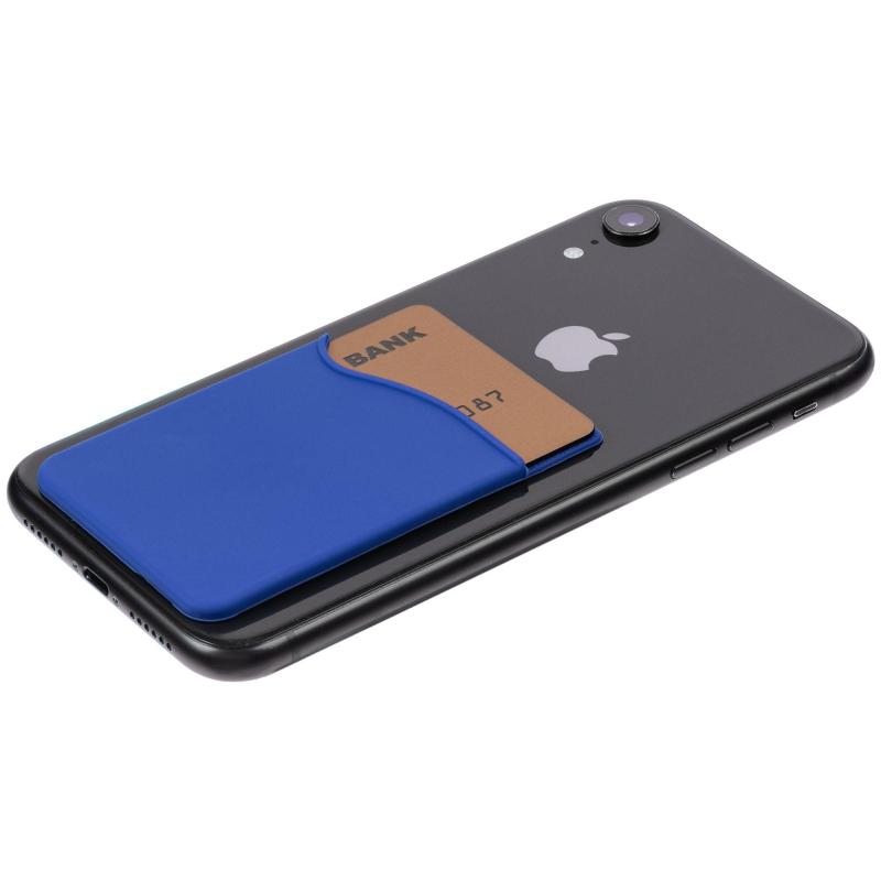 Чехол для карты на телефон Shelley,силикон, синий, 13339.40