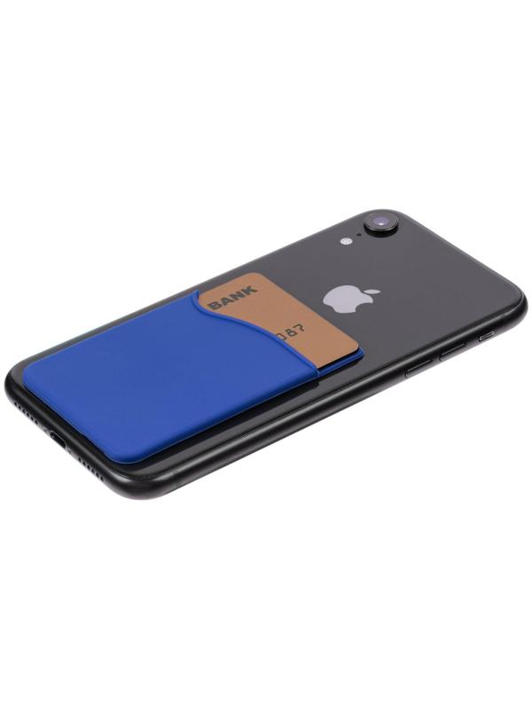 Чехол для карты на телефон Shelley,силикон, синий, 13339.40