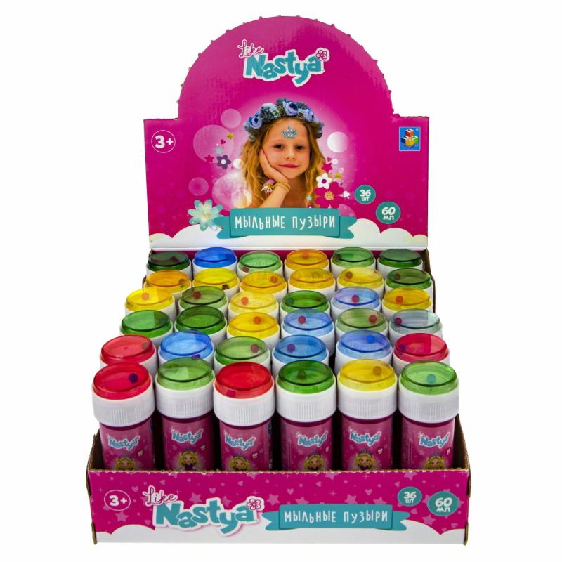 Мыльные пузыри Like Nastya, 60 мл, д/б, Т22260