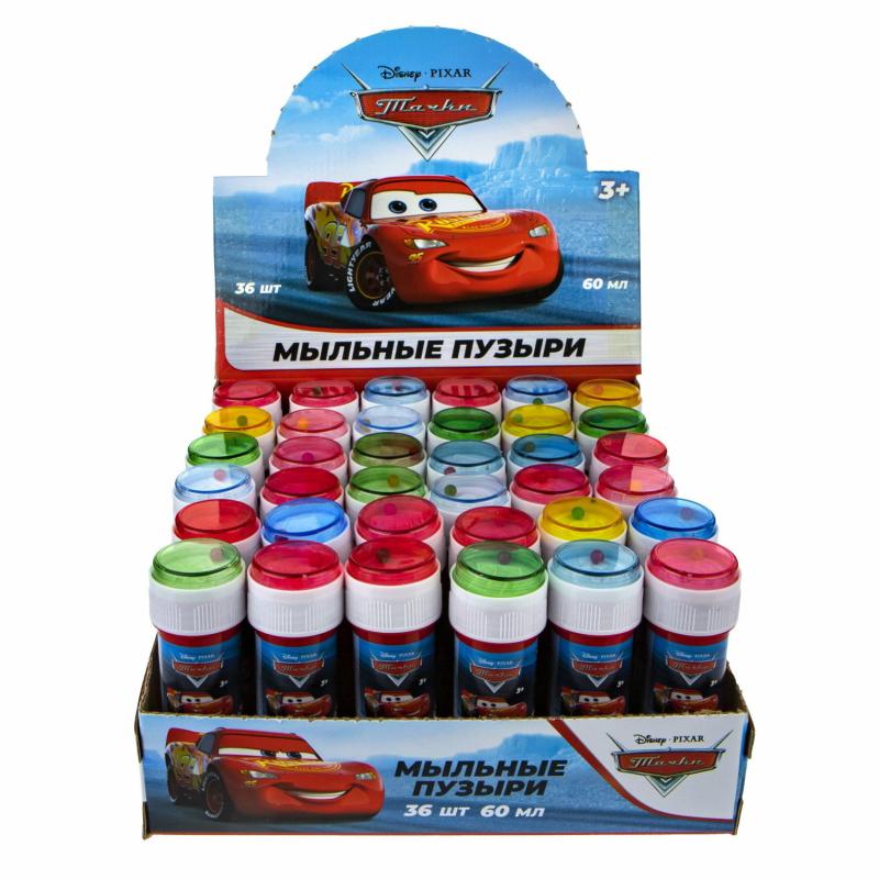 Мыльные пузыри Тачки, 60 мл, д/б, Т22257