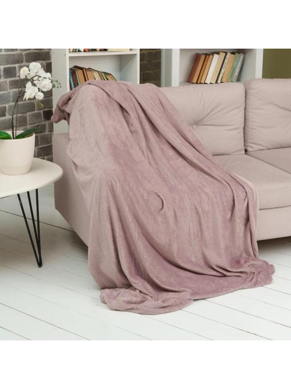 Плед микрофибра Nonna Inspiration 200х220 пыльная роза