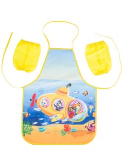 Фартук для труда №1School Шустрики 390x490мм  с нарукавниками, ФН 61-20