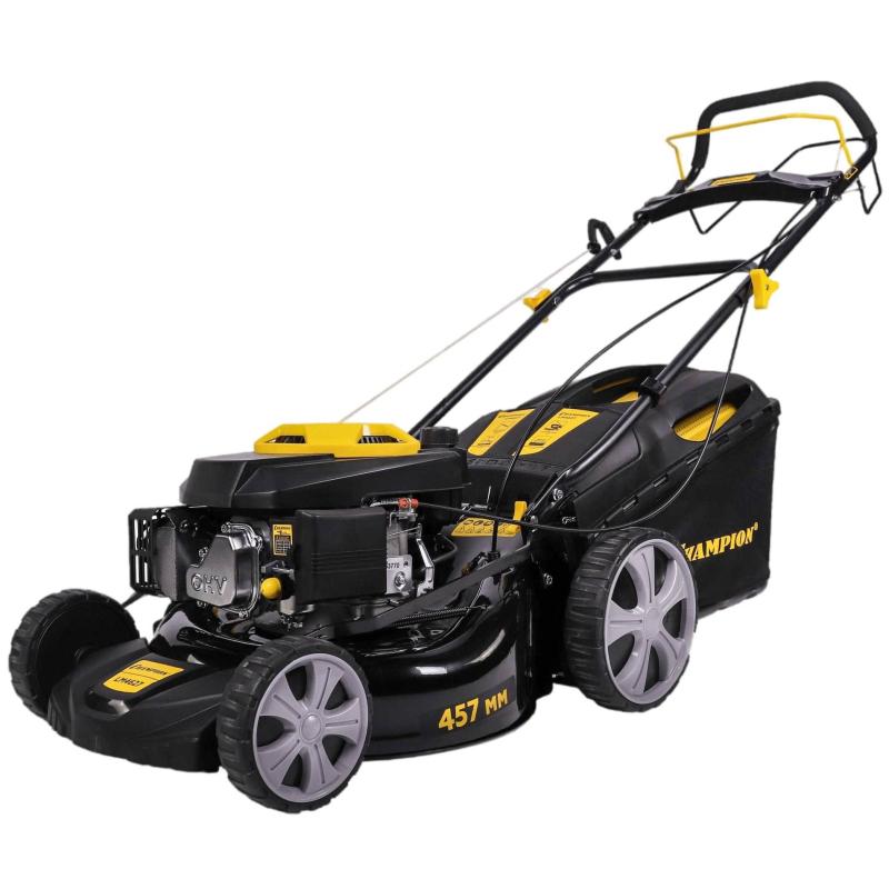 Газонокосилка Champion LM4627 (2,6кВт привод 457мм 60л 25-75мм 28,7 кг 3в1)