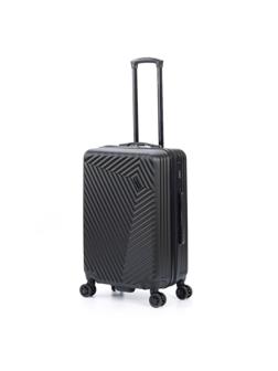 Чемодан TORBER Lama, черный, ABS-пластик, 43х25,5х67см, 62 л, T1919M-Black