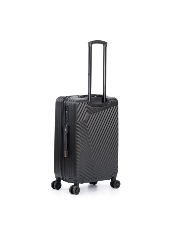 Чемодан TORBER Lama, черный, ABS-пластик, 43х25,5х67см, 62 л, T1919M-Black