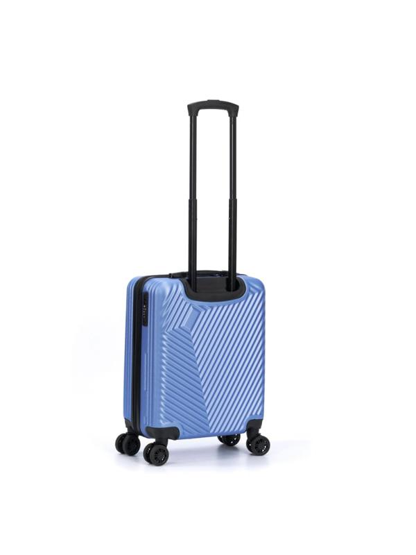 Чемодан TORBER Lama, синий, ABS-пластик, 38 х 21 х 55 см, 37 л, T1919S-Blue