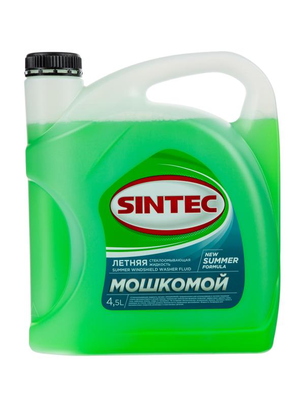 Жидкость стеклоомывающая летняя Sintec канистра 4,5 л (3 штуки в упаковке)