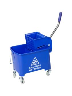 Тележка уборочная мини с отжимом,Luscan Professional,20л, 63x27x67см, синяя