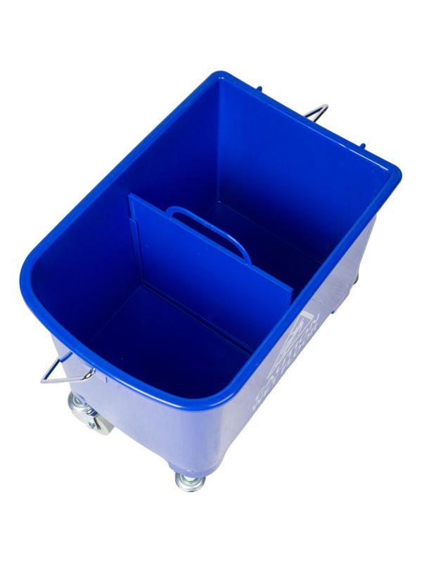 Тележка уборочная мини с отжимом,Luscan Professional,20л, 63x27x67см, синяя