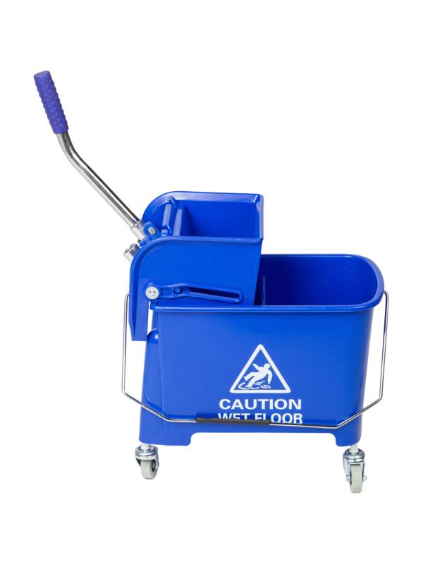 Тележка уборочная мини с отжимом,Luscan Professional,20л, 63x27x67см, синяя