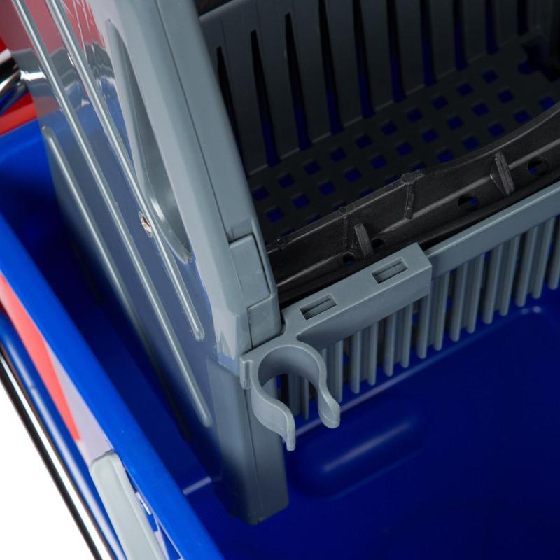 Тележка уборочная с отжимным прессом Luscan Prof 2х26л 86x41x90см