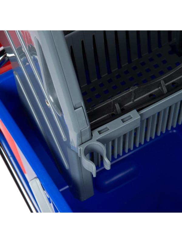 Тележка уборочная с отжимным прессом Luscan Prof 2х26л 86x41x90см