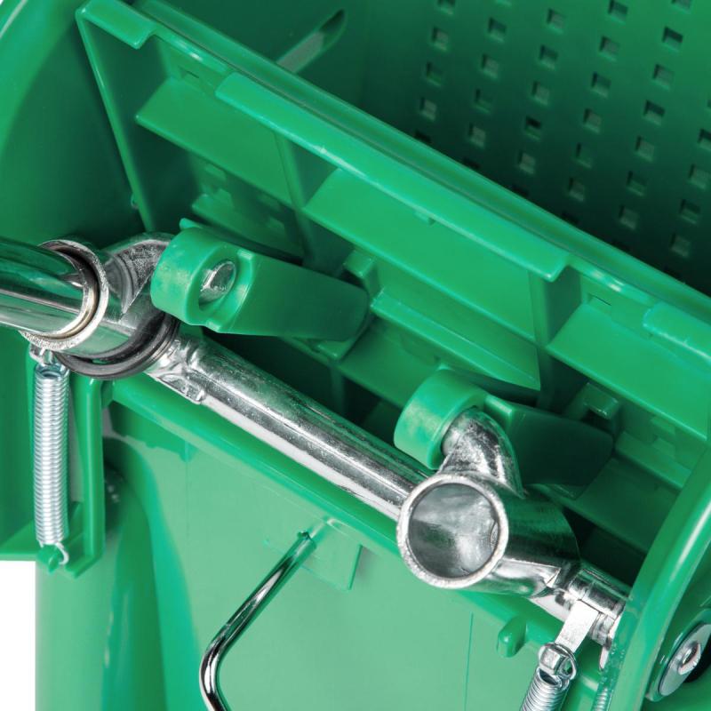 Тележка уборочная мини с отжимом, Luscan Prof, 20л, 63x27x67см, зеленая