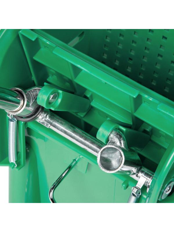 Тележка уборочная мини с отжимом, Luscan Prof, 20л, 63x27x67см, зеленая