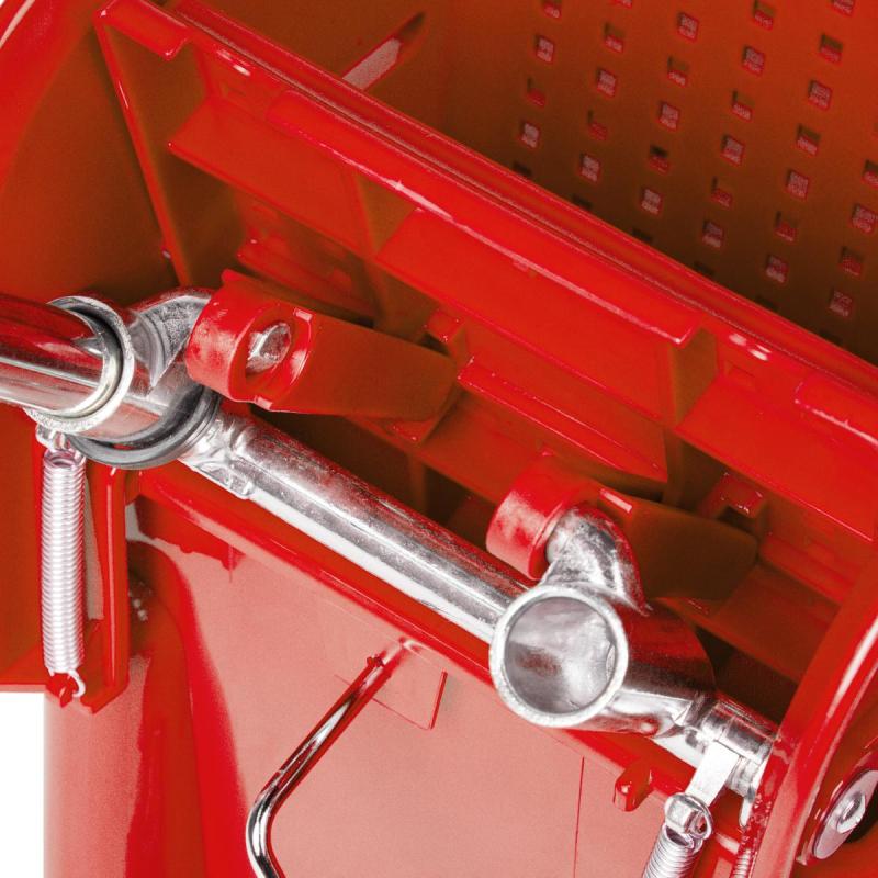 Тележка уборочная мини с отжимом, Luscan Prof, 20л, 63x27x67см, красная