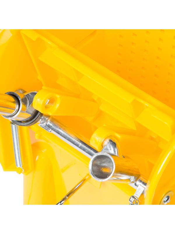 Тележка уборочная мини с отжимом, Luscan Prof, 20л, 63x27x67см, желтая