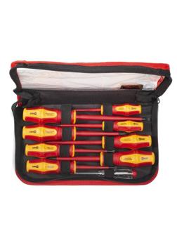 Набор отверток диэлектрических КВТ для работ под напряжение до 1000В 78620