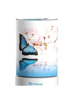 Чехол для бут воды 19л Nature12-03, Cherry Blossom3, Бабочки (для кулера)