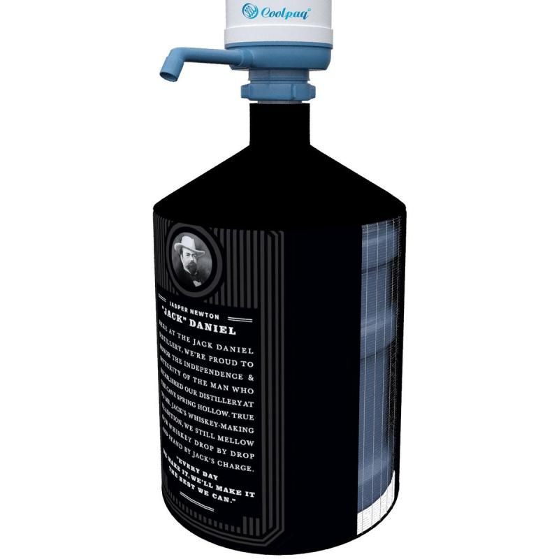 Чехол для бут воды19л ArtP12-11,Jack Daniels,Бутыль Jack Daniels(для помпы)