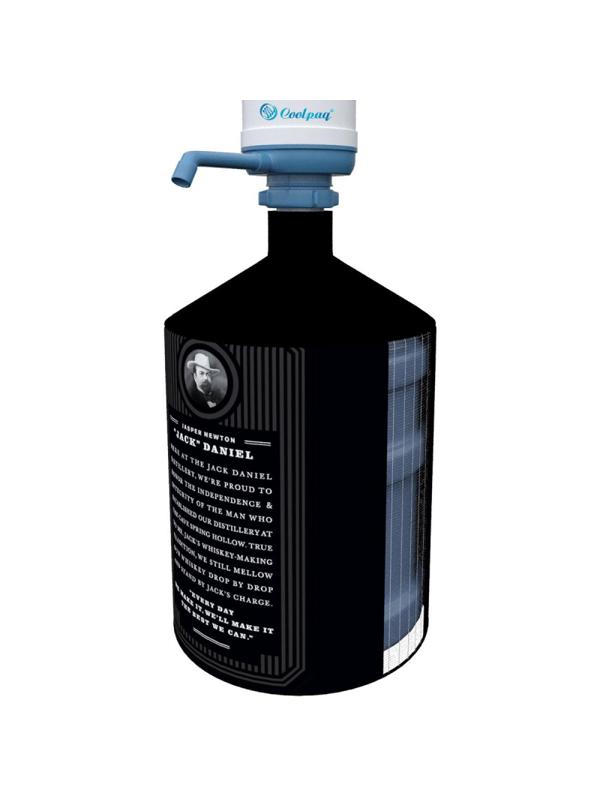 Чехол для бут воды19л ArtP12-11,Jack Daniels,Бутыль Jack Daniels(для помпы)