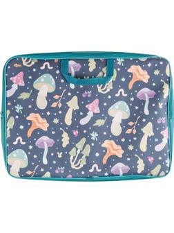 Папка для труда №1School Грибы А3 на молн,ткань,475х345х75,ПМД3-20-4