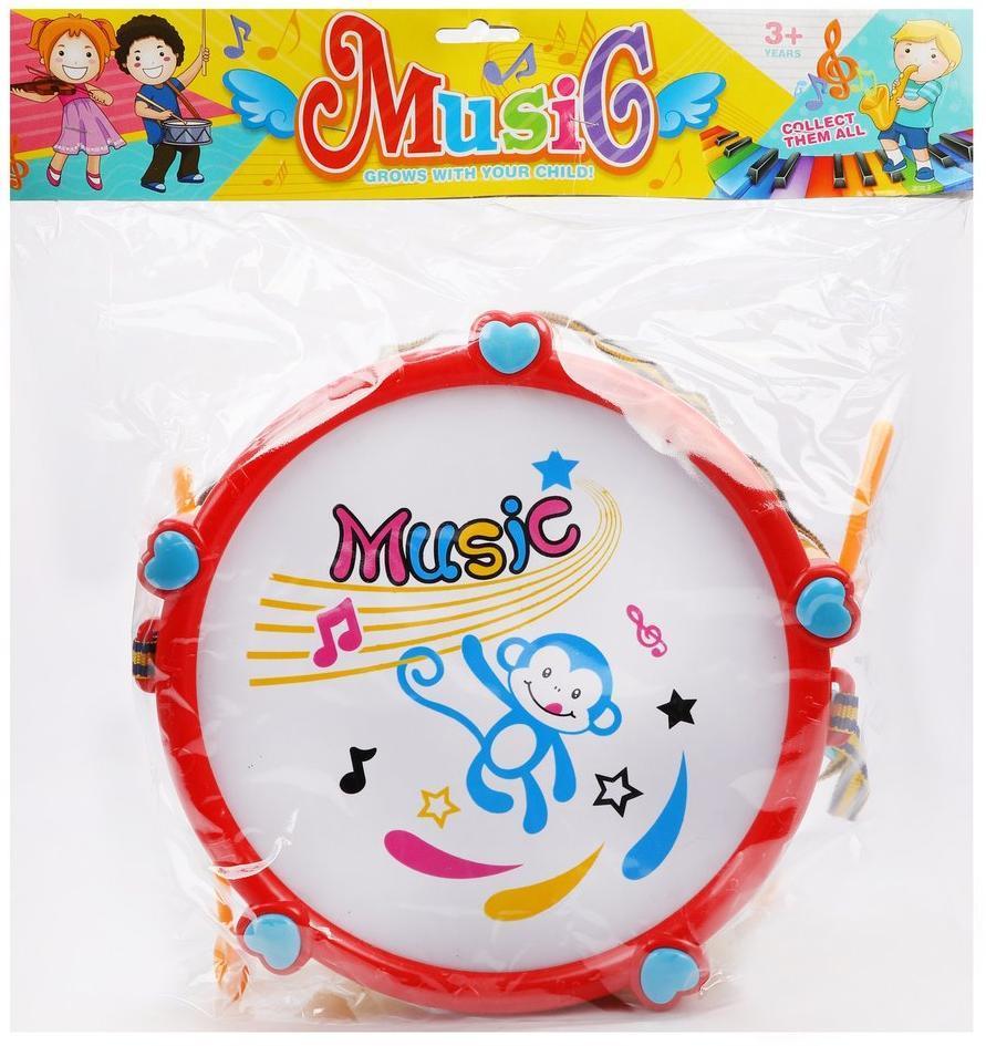 Барабан диам. 23.5 см, в ассорт., пакет