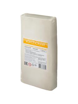 Пластилин скульптурный БЕЛЫЙ ТВЕРДЫЙ, 1000 г 