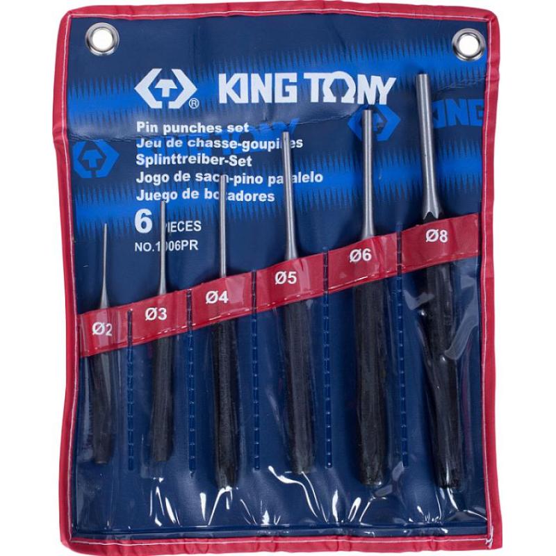 Набор выколоток, 6 предметов KING TONY 33108-MR