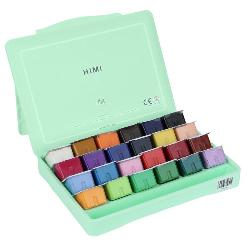 Гуашь HIMI 24 цвета/наб зеленый FC.TZ.HM.002/GREEN