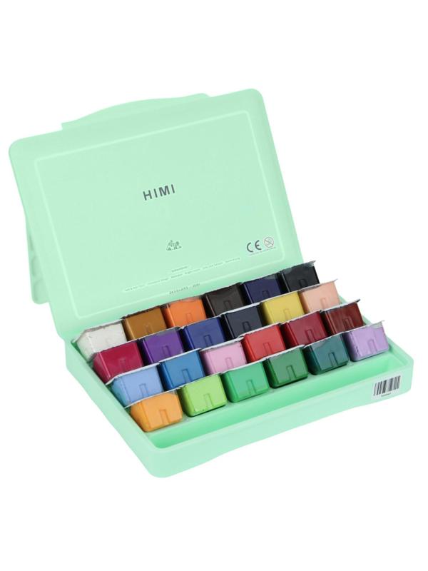 Гуашь HIMI 24 цвета/наб зеленый FC.TZ.HM.002/GREEN
