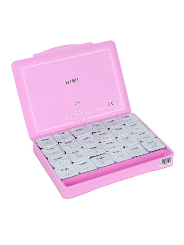 Гуашь HIMI 24 цвета/наб розовый FC.TZ.HM.001/PINK