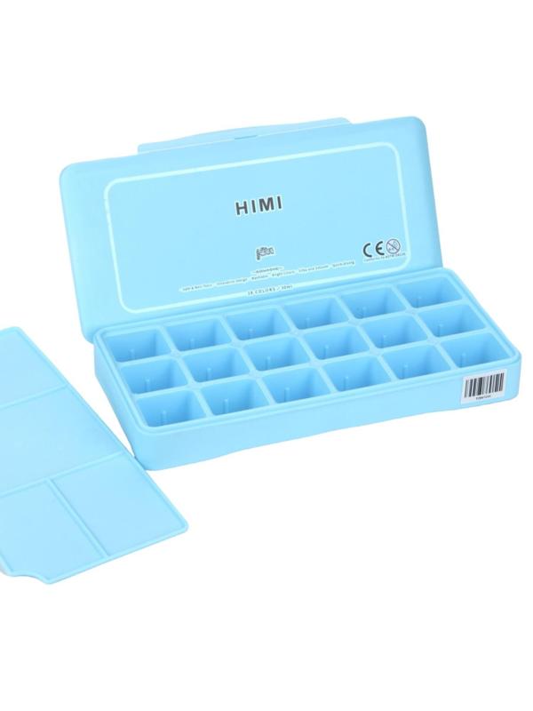 Гуашь HIMI 18 цветов/наб голубой FC.TZ.HM.007/BLUE
