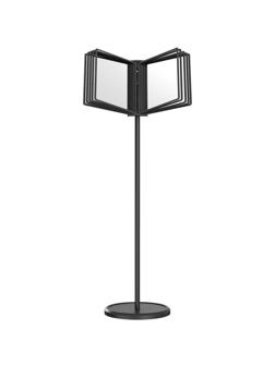 Демосистема напольная ProMega office А4,10 панел.,черн,регулир.угол наклона