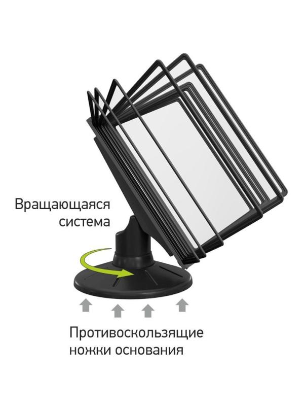 Демосистема настольная Promega office А4, 10 панелей, черный