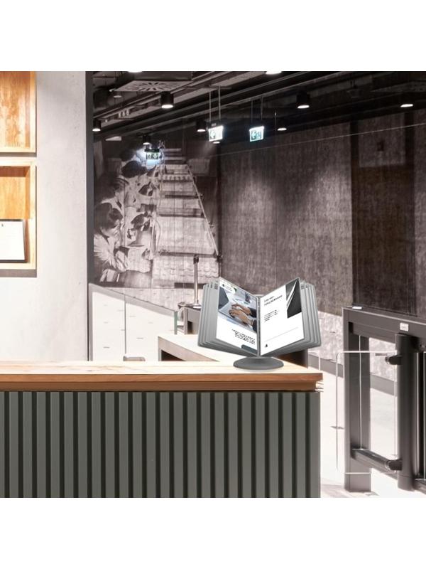 Демосистема настольная Promega office А4, 10 панелей, серый