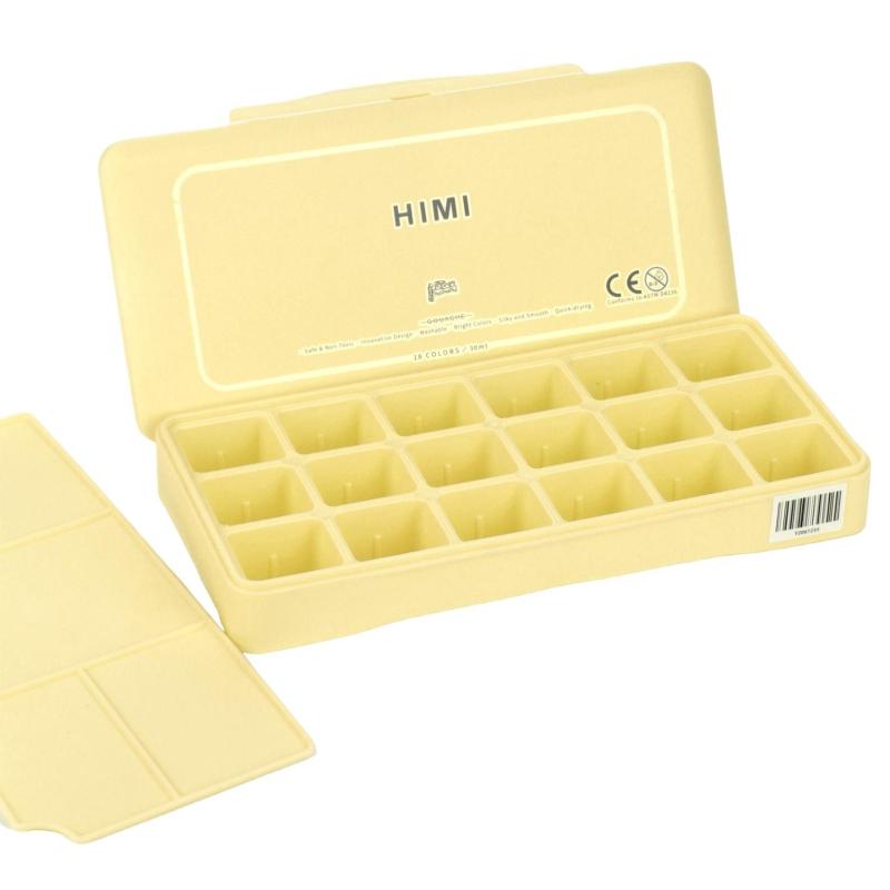 Гуашь HIMI 18 цветов/наб желтый FC.TZ.HM.008/YELLOW