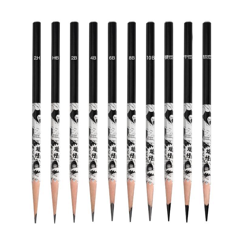 Набор карандашей угольный HIMI мягкие 8 шт FC.QB.TB.050